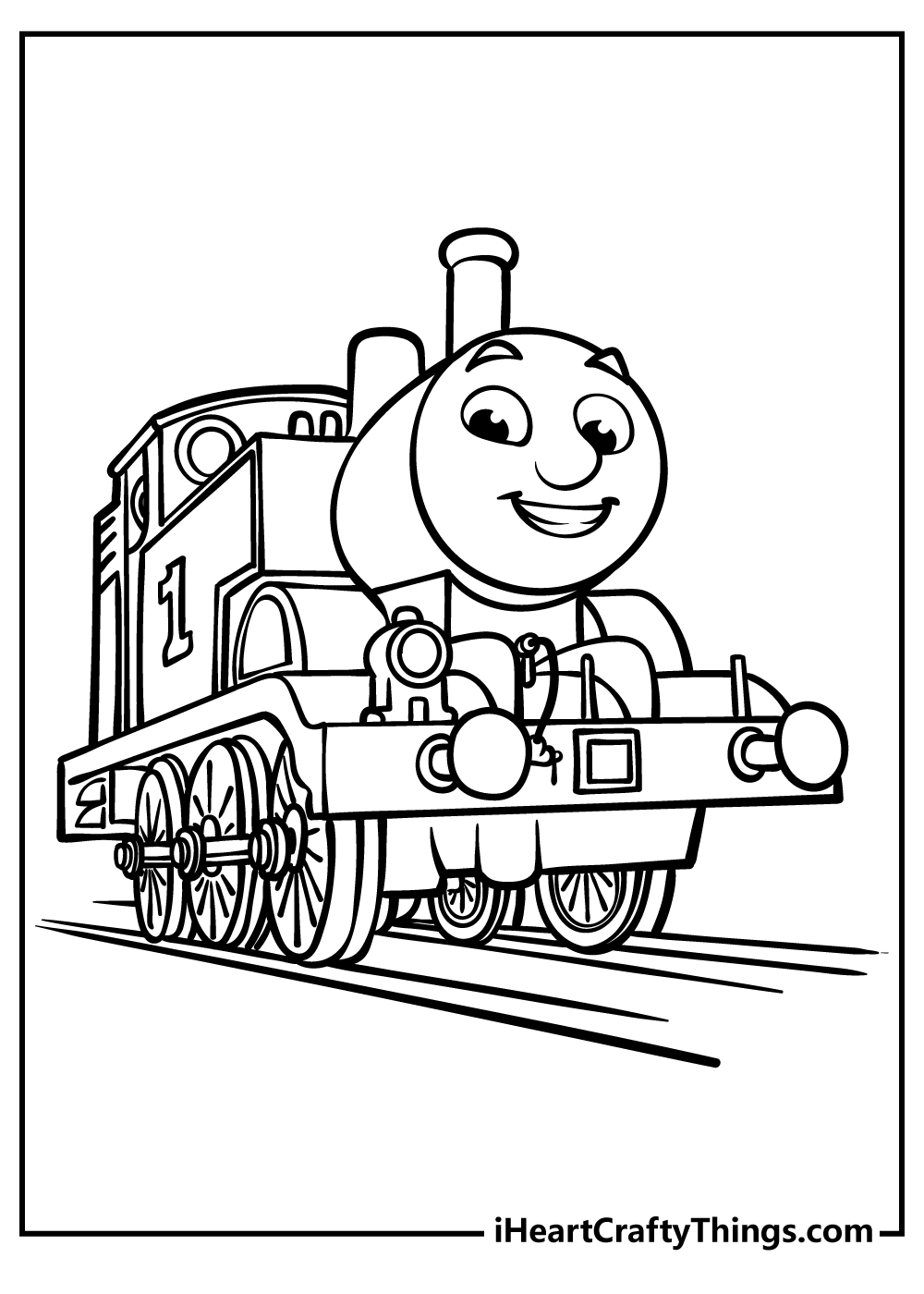 thomas the train coloring pages to print