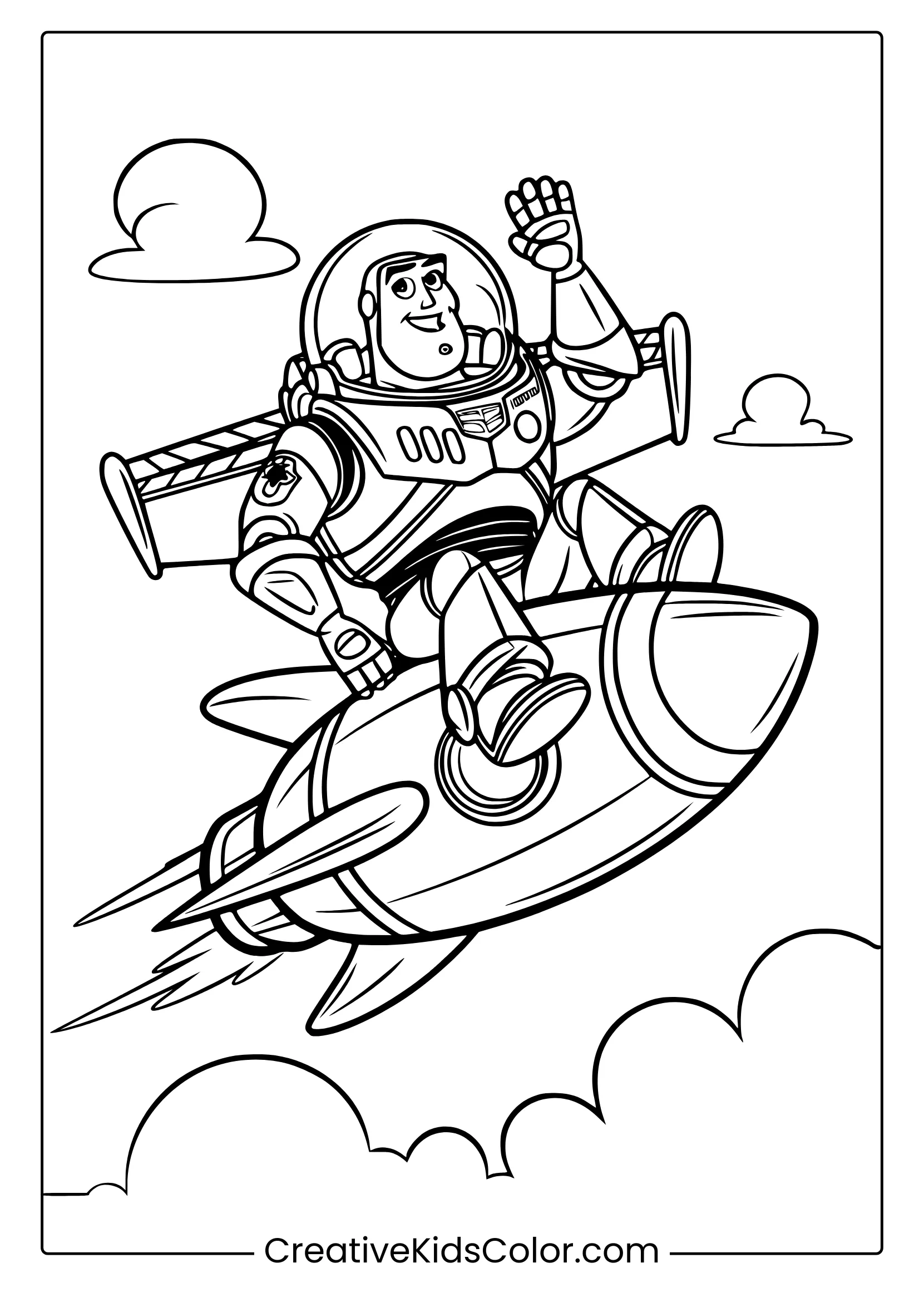 toy story buzz lightyear coloring pages