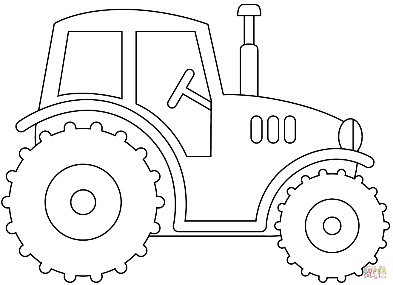 tractor printable coloring pages tractor printable coloring pages