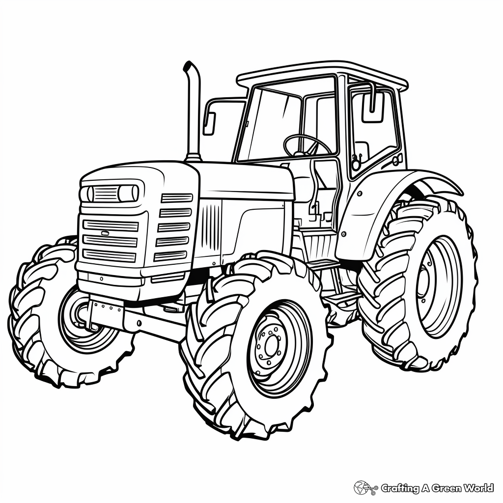 Tractor Coloring Pages Free Printable 