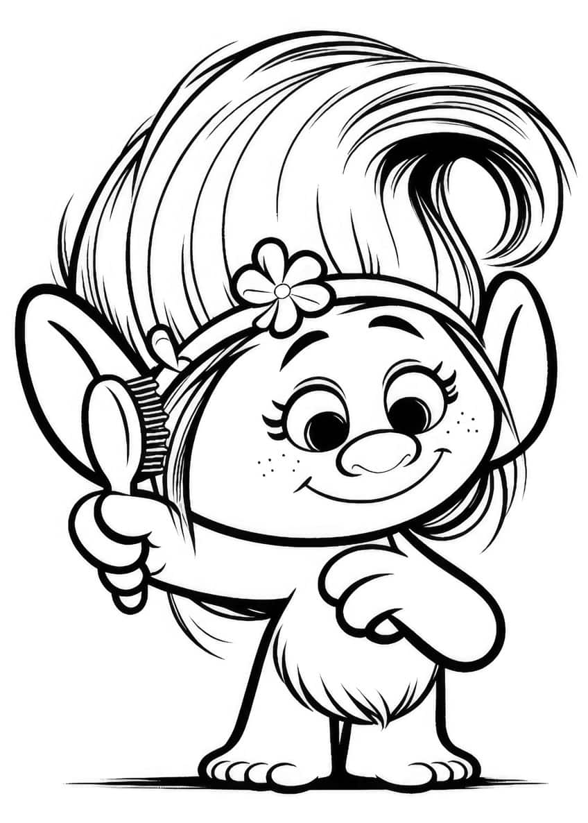 Trolls Coloring Pages 34 Free Sheets To Color