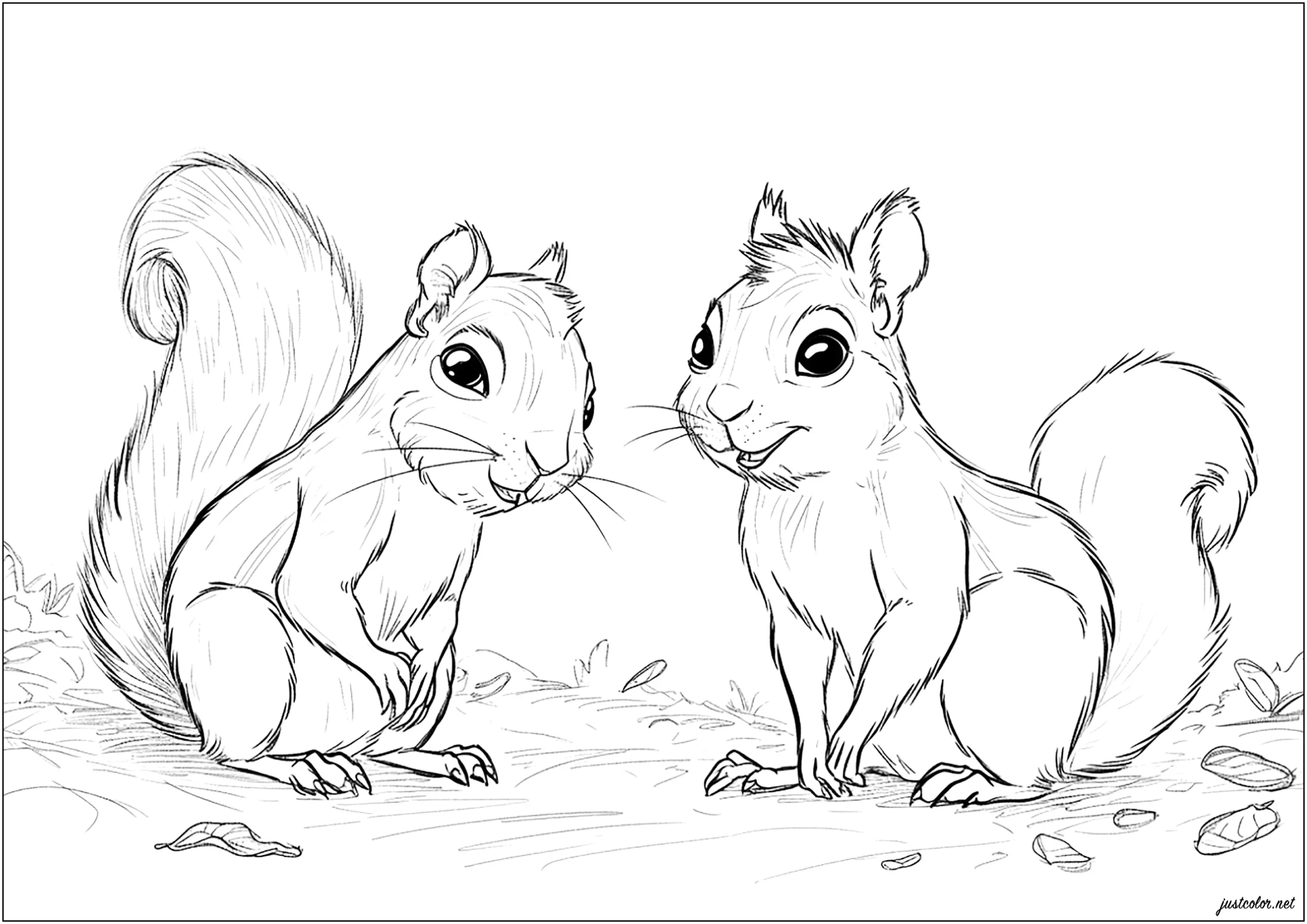 coloring pages of squirrels coloring pages of squirrels