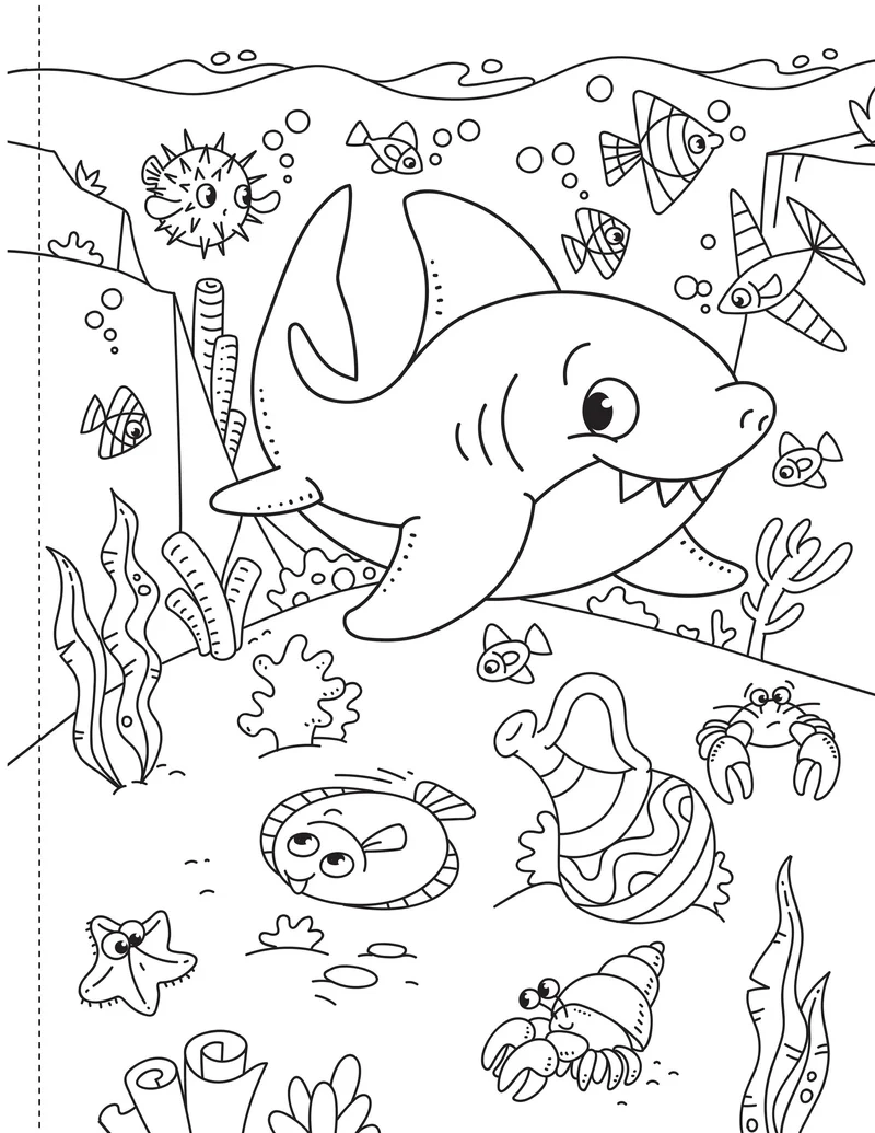 Under The Sea Coloring Book Peter Pauper Press