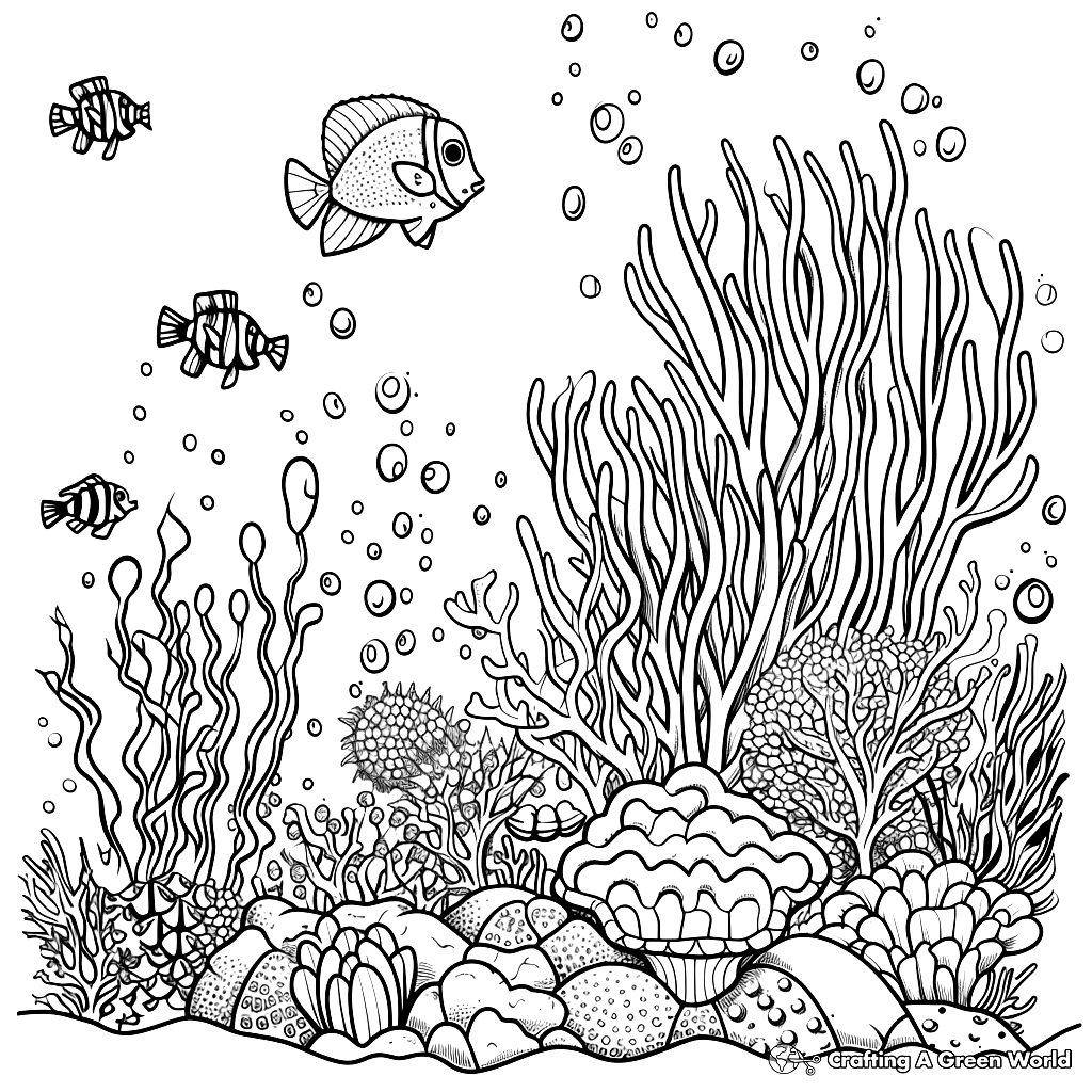under the sea coloring pages