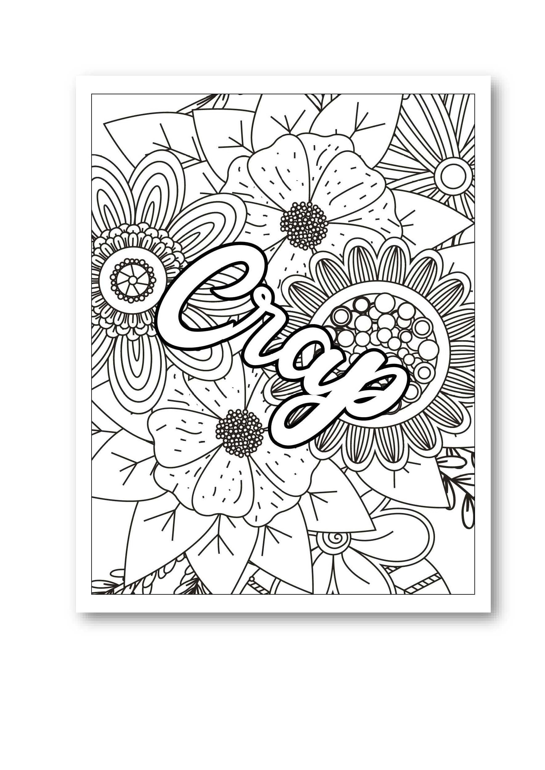 coloring pages for adults easy