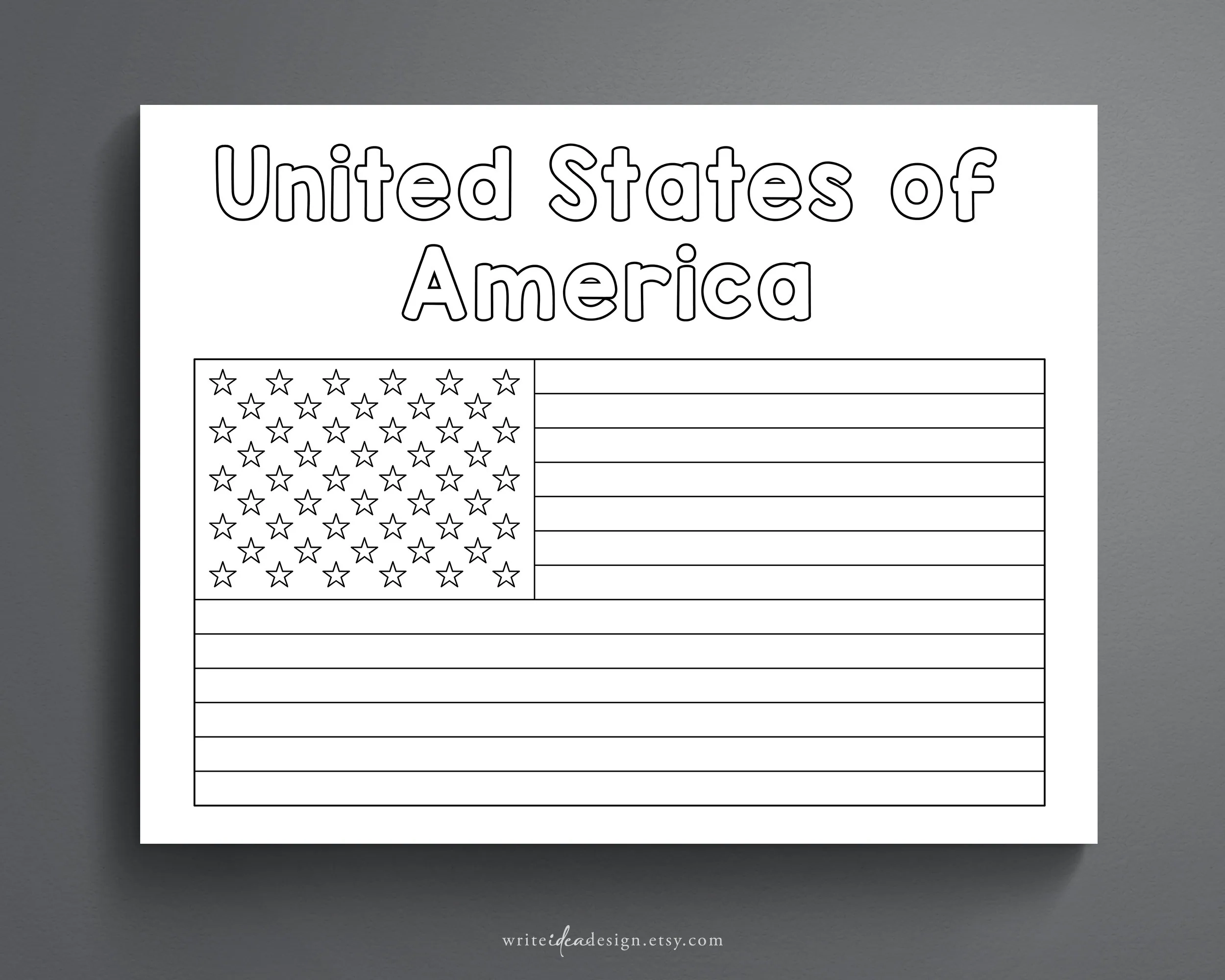 flag usa coloring page flag usa coloring page