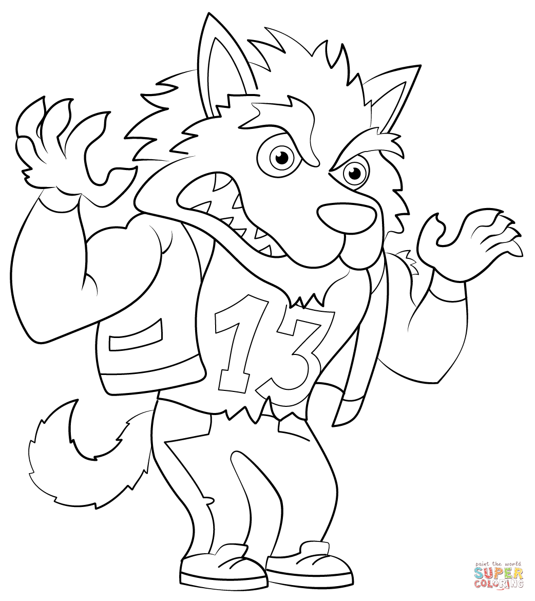 Werewolf 65 Free Printable Coloring Pages