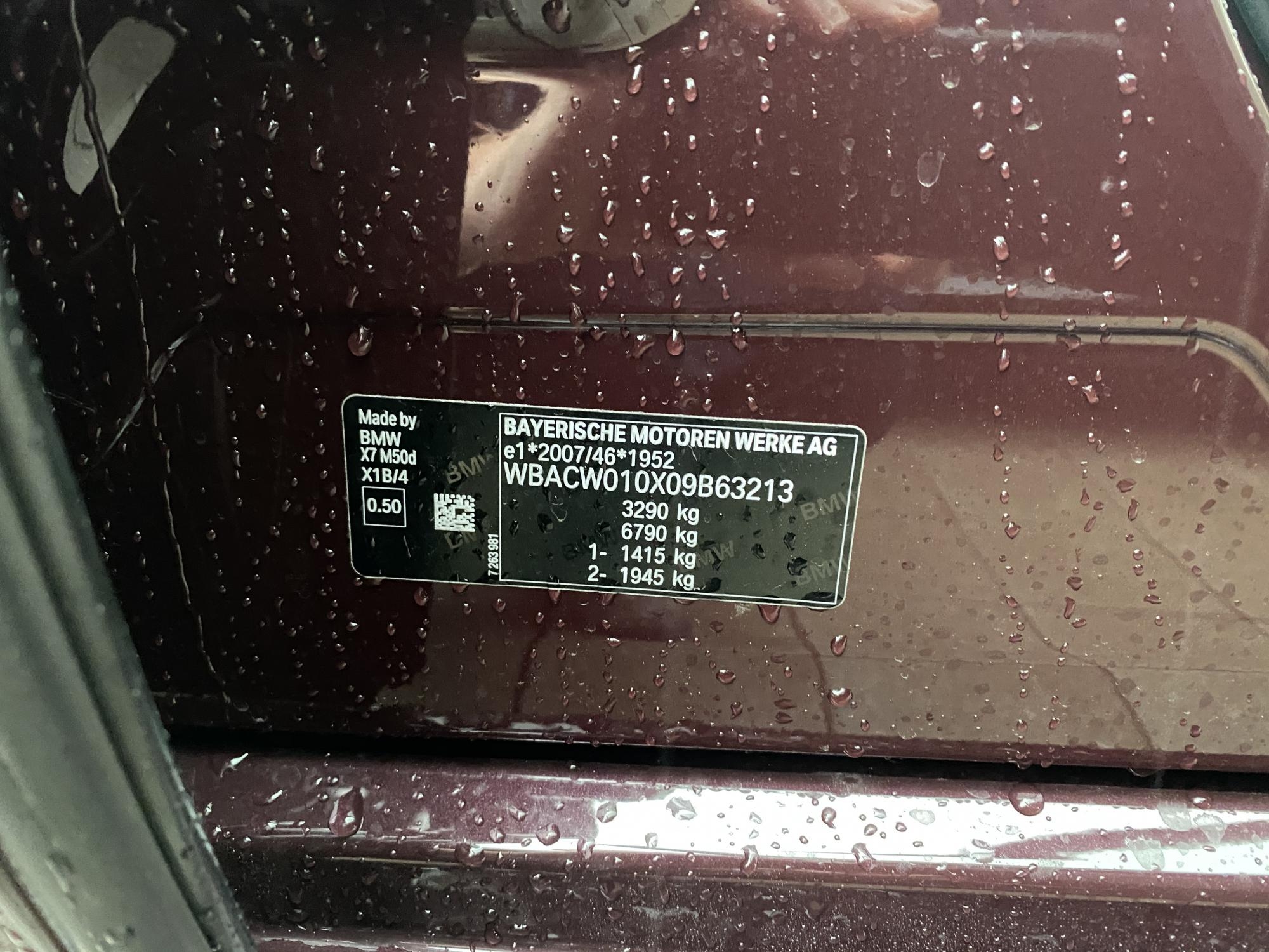 Where To Find Paint Code BMW 5 Series Forum G30