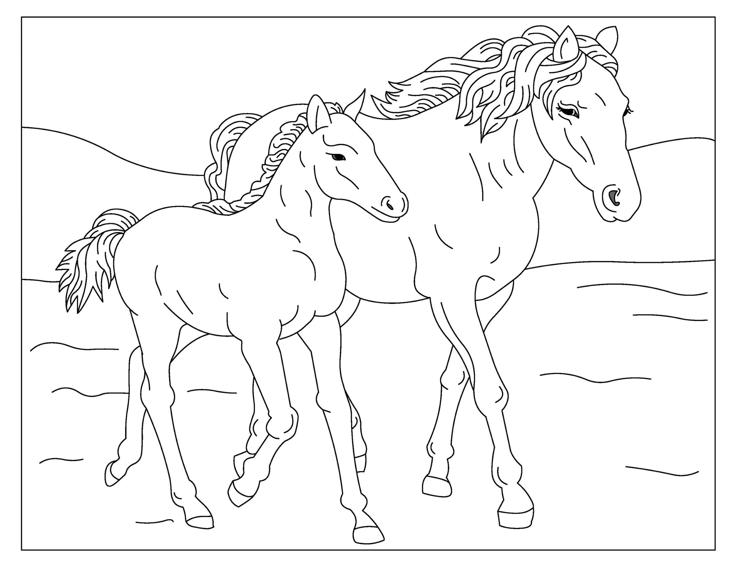 horse coloring pages to print horse coloring pages to print