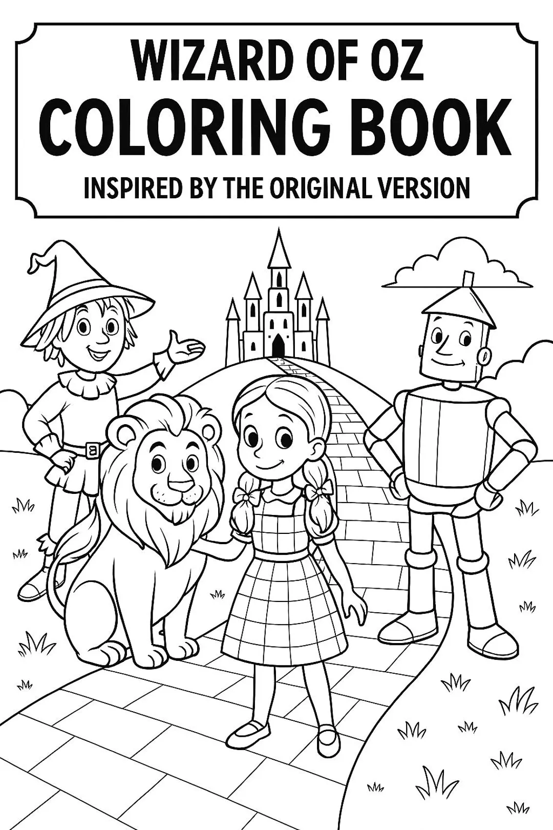 wizard of oz coloring pages