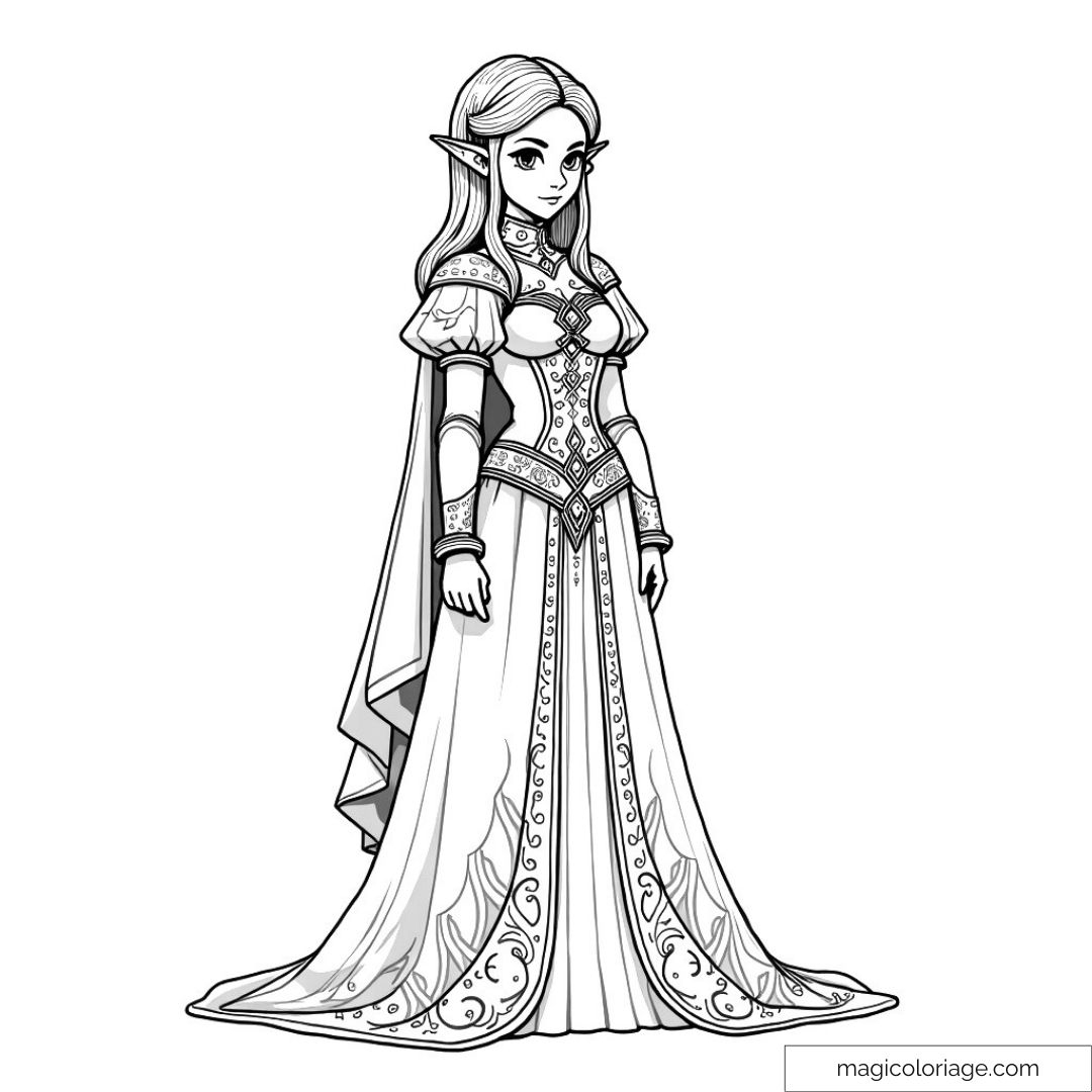 Zelda Coloring Pages Magical Adventure And Fun Coloring