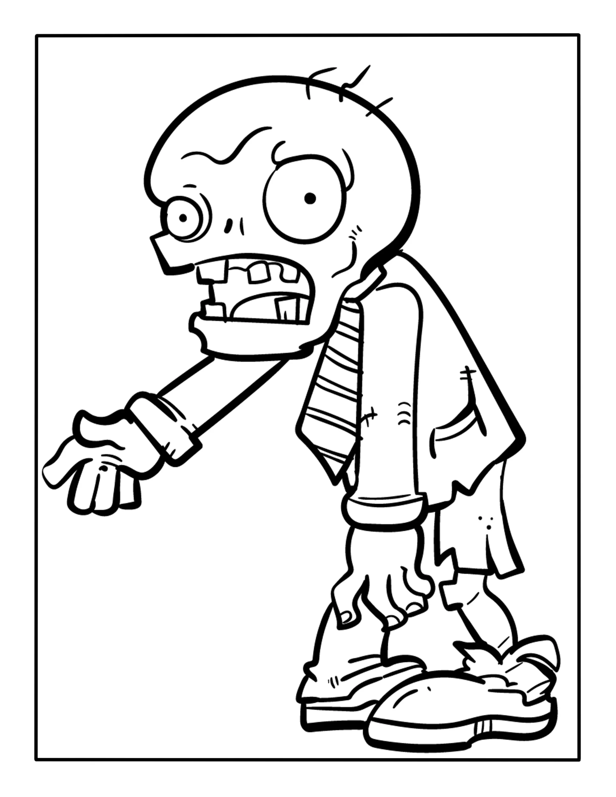 Zombie Coloring Page Kimmi The Clown